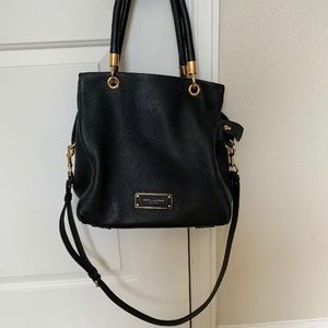 EUC Marc Jacobs Bentley Satchel blk leather purse